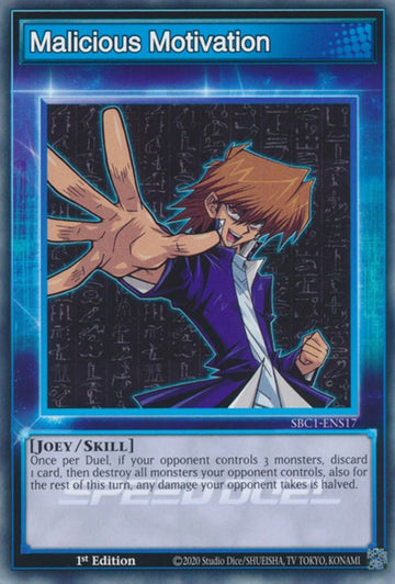 Malicious Motivation [SBC1-ENS17] Common