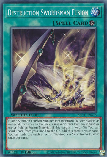 Espadachín de la destrucción Fusión [SBC1-ENA16] Común 