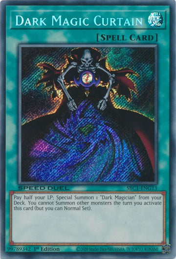 Cortina de Magia Oscura [SBC1-ENG13] Secreto Raro 
