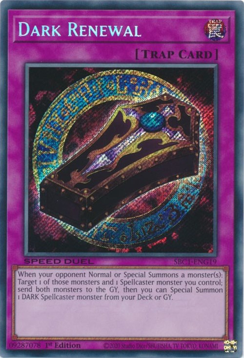 Renovación oscura [SBC1-ENG19] Secreto raro 