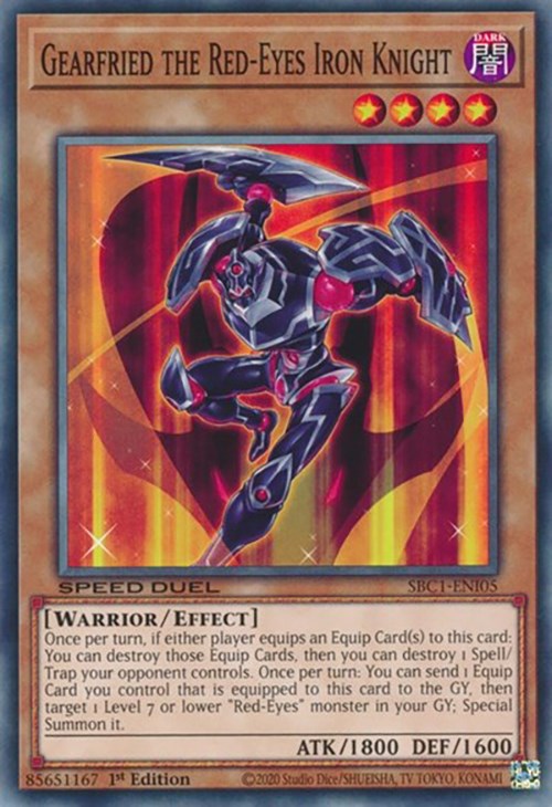 Gearfried el Caballero de Hierro de Ojos Rojos [SBC1-ENI05] Común 