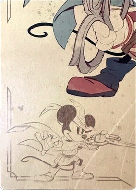 Mickey Mouse - Inserto de rompecabezas de El sastrecillo valiente (abajo a la izquierda) [El primer capítulo] 