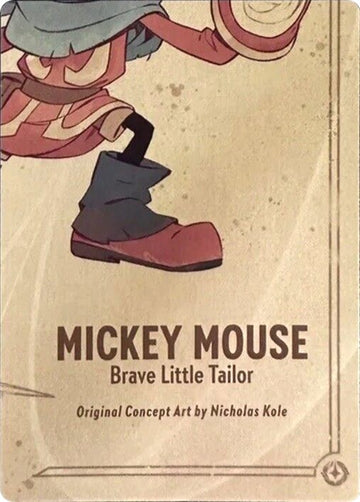 Mickey Mouse - Inserto de rompecabezas de El sastrecillo valiente (abajo a la derecha) [El primer capítulo] 