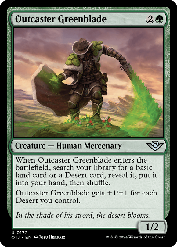 El proscrito Greenblade [Forajidos de Thunder Junction] 