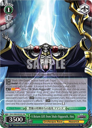 Un regalo de regreso de Shub-Niggurath, Ainz [Nazarick: Tomb of the Undead Vol.2] 