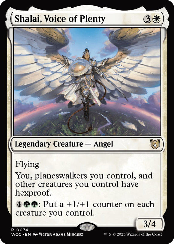 Shalai, Voz de la Abundancia [Comandante de Wilders of Eldraine] 