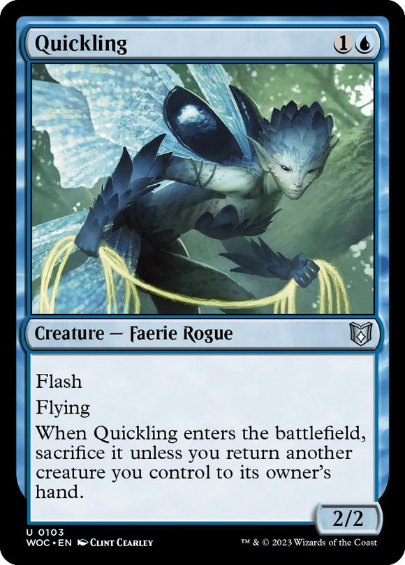 Quickling [Comandante de las Tierras Salvajes de Eldraine] 