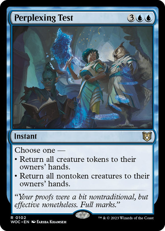 Prueba desconcertante [Comandante de Wilders of Eldraine] 