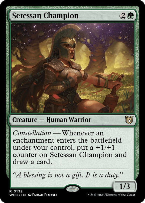 Campeón Setessan [Comandante de Wilds of Eldraine] 