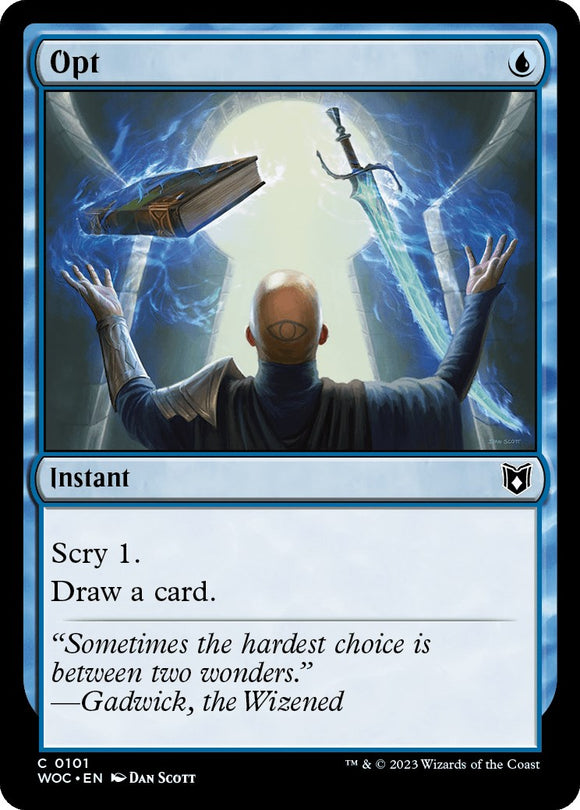 Opt [Comandante de las Tierras Salvajes de Eldraine] 