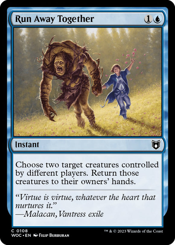 Huir juntos [Comandante de Wilders of Eldraine] 
