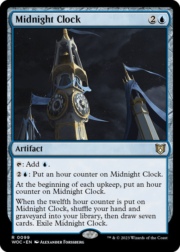 Reloj de medianoche [Comandante de Wilders of Eldraine] 