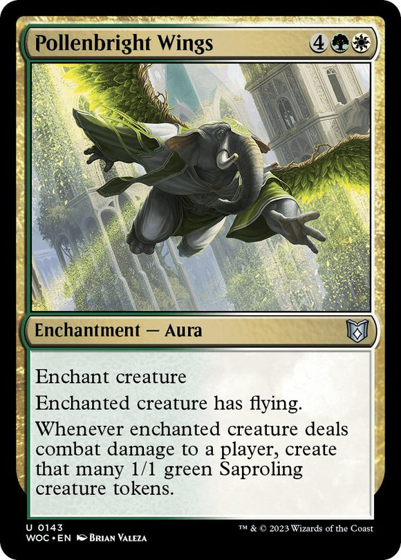 Alas de Polenbrillante [Comandante de Wilders of Eldraine] 