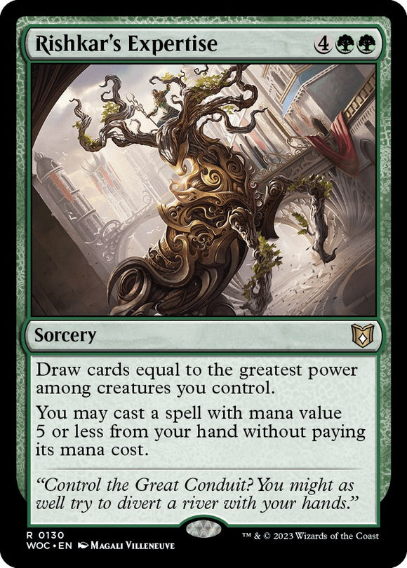 La pericia de Rishkar [Comandante de Wilders of Eldraine] 