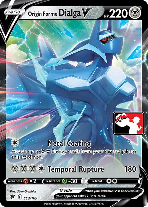 Forma de origen Dialga V (113/189) [Paquete de premios Serie tres] 