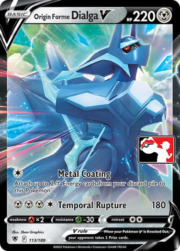 Forma de origen Dialga V (113/189) [Paquete de premios Serie tres] 
