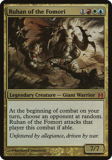 Ruhan de los Fomori (de gran tamaño) [Commander 2011 de gran tamaño] 