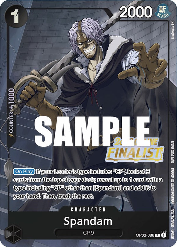 Spandam (Regional en línea 2023) [Finalista] [Tarjetas promocionales de One Piece] 