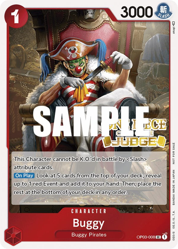 Buggy (Judge Pack Vol. 2) [Tarjetas promocionales de One Piece] 