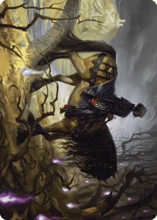Tarjeta de arte La búsqueda sombría de Rowan [Serie de arte Wilds of Eldraine] 