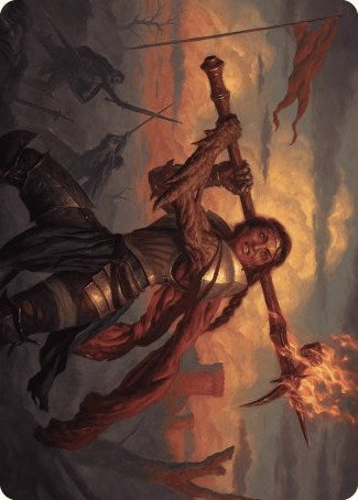 Tarjeta de arte de Imodane, el Martillo Piroeléctrico [Serie de arte Wilds of Eldraine] 