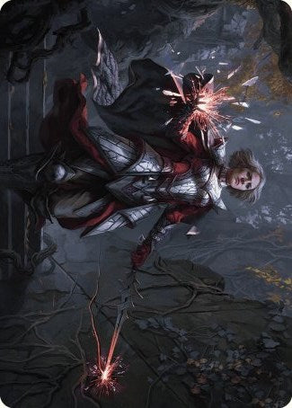 Tarjeta de arte de Rowan, vástago de la guerra (31/81) [Serie de arte Wilds of Eldraine] 