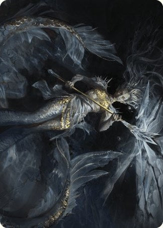 Tarjeta de arte de Sharae de las profundidades entumecidas [Serie de arte Wilds of Eldraine] 