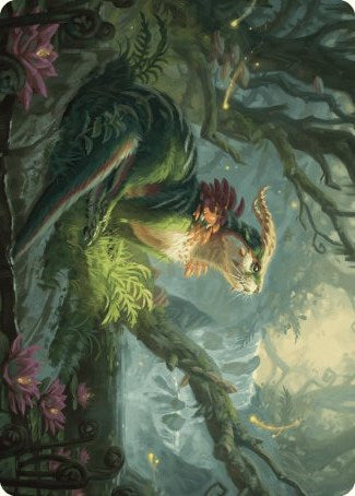 Tarjeta de arte de Nutria esquiva [Serie de arte Wilds of Eldraine] 