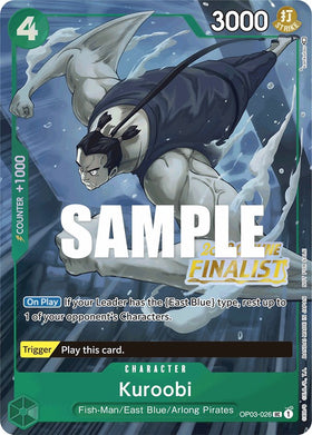 Kuroobi (Offline Regional 2023) [Finalista] [Tarjetas promocionales de One Piece] 