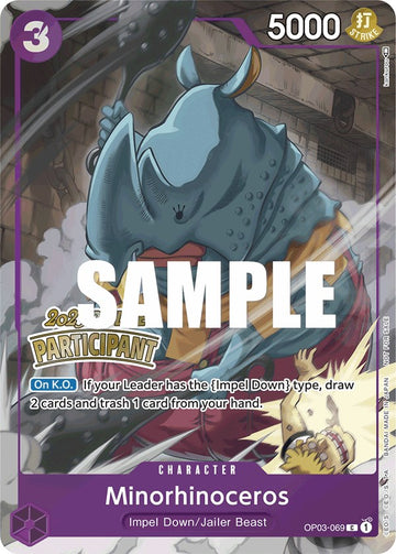 Minorhinoceros (Regional Offline 2023) [Participante] [Tarjetas de promoción de One Piece] 