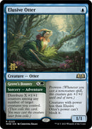 Elusive Otter // Grove's Bounty [Wilds of Eldraine Prerelease Promos]-1