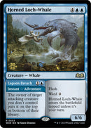 Horned Loch-Whale // Lagoon Breach [Wilds of Eldraine Prerelease Promos]-1