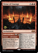 Virtue of Courage // Embereth Blaze [Wilds of Eldraine Prerelease Promos]-1