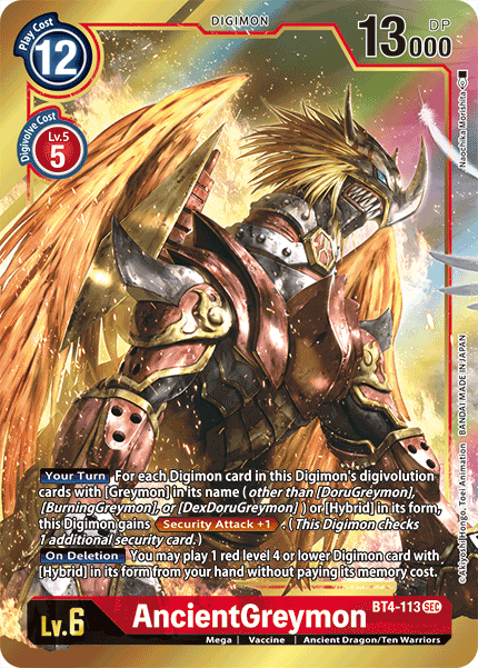 AncientGreymon [BT4-113] (Arte alternativo) [Gran leyenda]