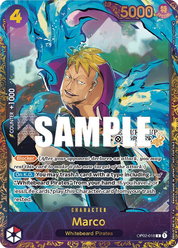 Marco (Copa del Tesoro) [Tarjetas de promoción de One Piece] 