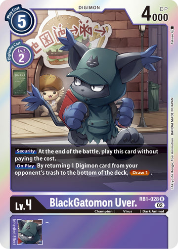 BlackGatomon Uver. [RB1-028] [Potenciador de resurgimiento] 