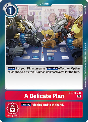 Un plan delicado [BT3-097] [Resurgence Booster] 