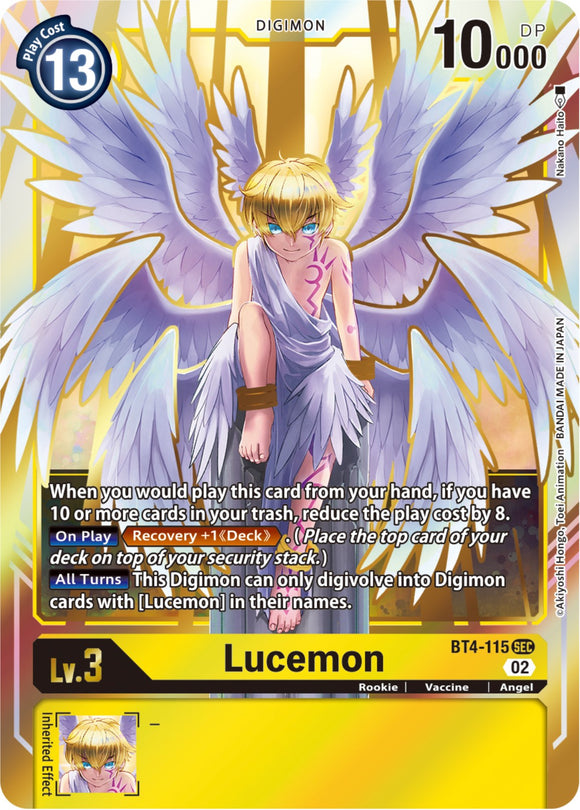 Lucemon [BT4-115] (Reimpresión de potenciador de Resurgimiento) [Potenciador de Resurgimiento] 