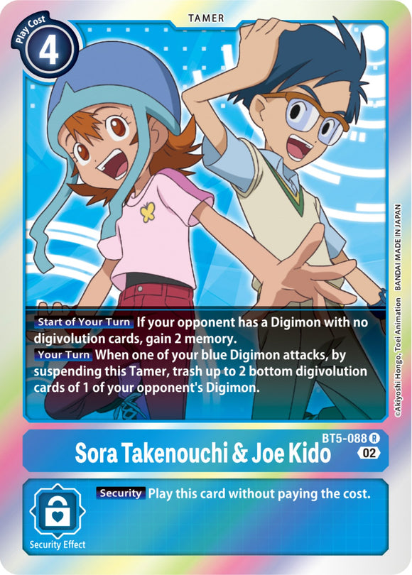 Sora Takenouchi y Joe Kido [BT5-088] [Refuerzo de resurgimiento] 