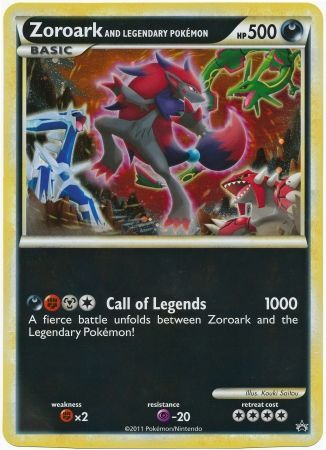 Zoroark y Pokémon legendarios (Tarjeta gigante) [Tarjetas varias] 