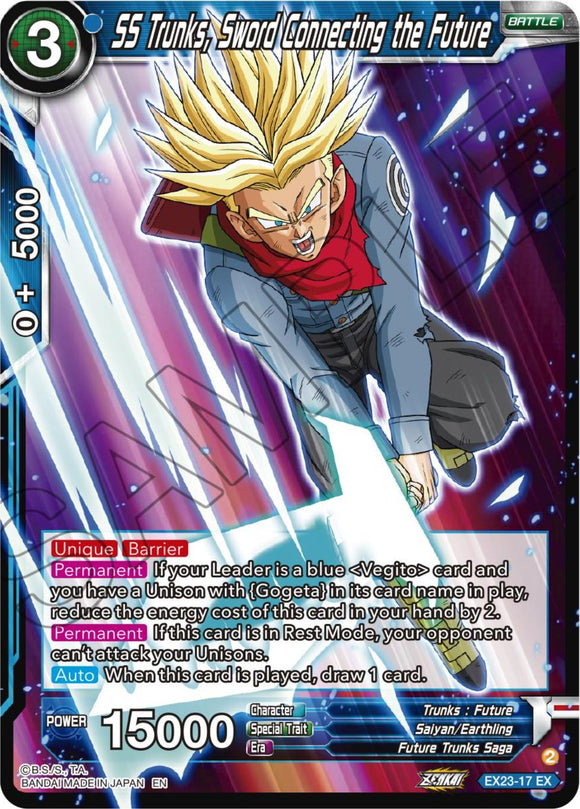 SS Trunks, Espada que conecta el futuro (EX23-17) [Caja de aniversario premium 2023] 