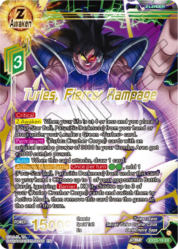 Turles, una furia cada vez mayor (EX23-19) [Caja de aniversario premium 2023] 