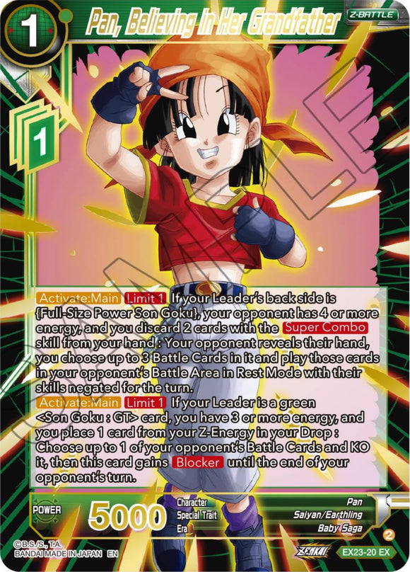 Pan, creyendo en su abuelo (EX23-20) [Caja de aniversario premium 2023] 