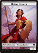 Goat // Human Soldier Double-Sided Token [Theros Beyond Death Tokens]-2