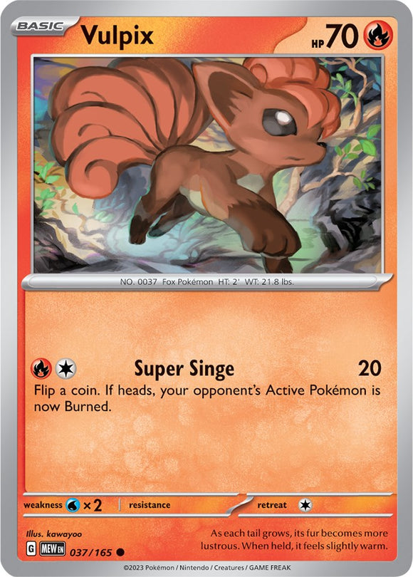 Vulpix (037/165) [Escarlata y Violeta: 151] 