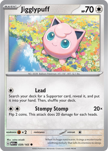 Jigglypuff (039/165) [Escarlata y Violeta: 151] 