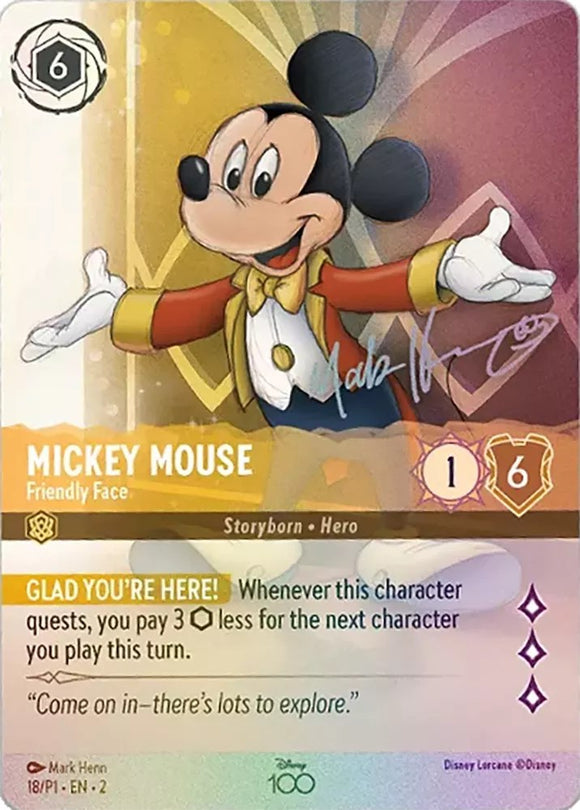 Mickey Mouse - Cara amigable (Encantado) (18) [Promociones Disney100] 