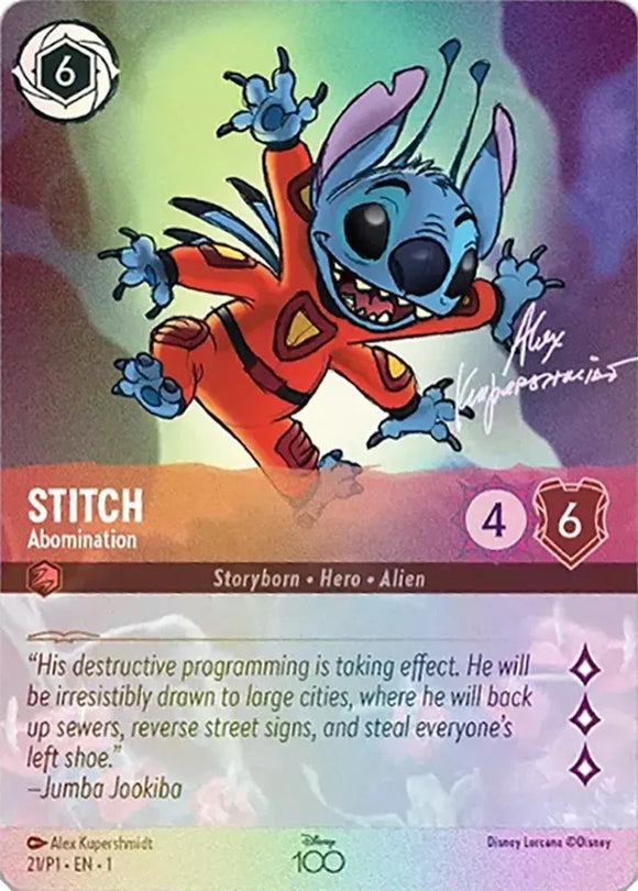 Stitch - Abominación (Encantada) (21) [Promociones Disney100] 