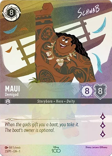 Maui - Semidiós (Encantado) (23) [Promociones Disney100] 