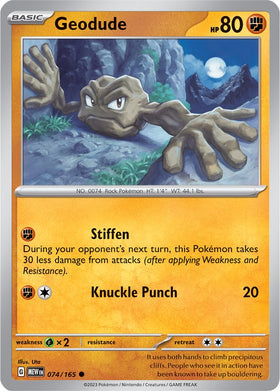 Geodude (074/165) [Escarlata y Violeta: 151] 